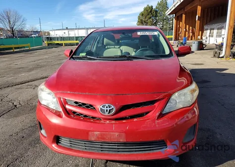 2011 Toyota Corolla Base from USA, damaged, VIN 2T1BU4EE0BC689510